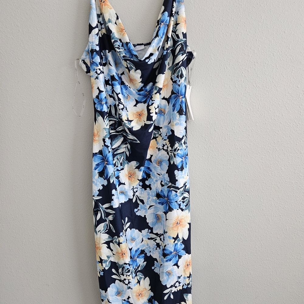 Floral Navy Dress